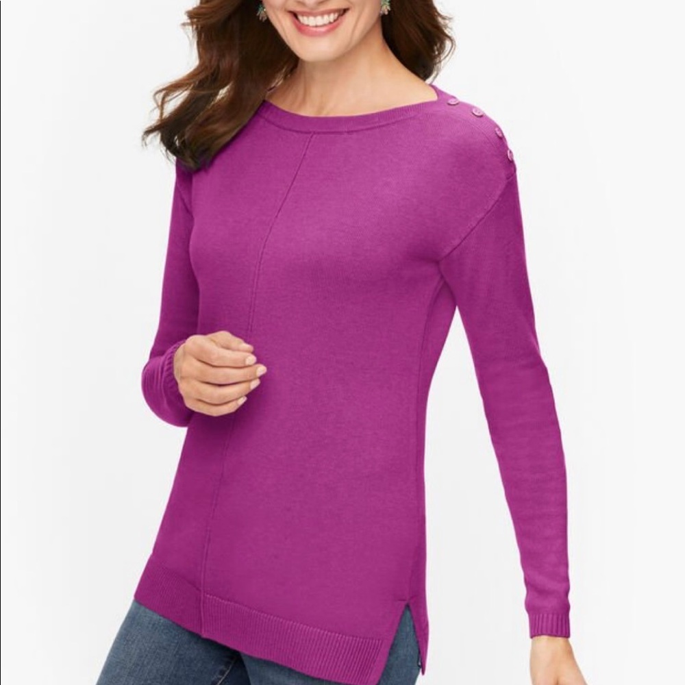 🔻$10 🌟HP🌟Talbots Fuchsia Sweater